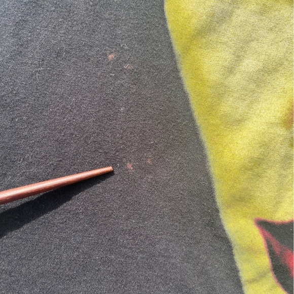 Men's Marilyn Manson T-Shirt Black Face NO SIZE Metal Rock Portrait 90s Goth Art - Picture 8 of 13